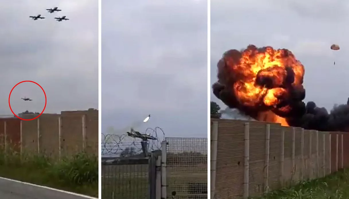 Torino, incidente Frecce Tricolori, l’esplosione dell’aero caduto ha travolto un’auto, così è morta la bimba di 5 anni, ancora gravissimo il fratellino – VIDEO