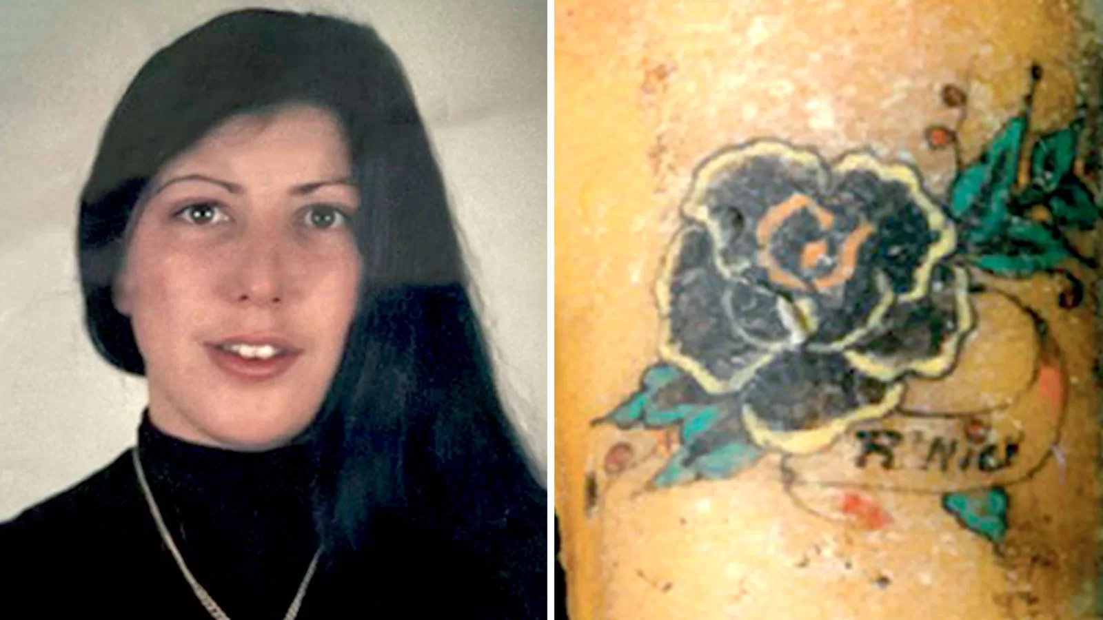 Dopo 31 anni di mistero, Rita Roberts viene identificata grazie a un tatuaggio dai genitori, il suo corpo fu ritrovato in un fiume