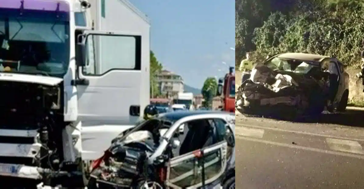 Un grave incidente stradale si è verificato lunedì pomeriggio sulla strada statale Adriatica, causando la morte di un adolescente e ferite serie ai suoi genitori.