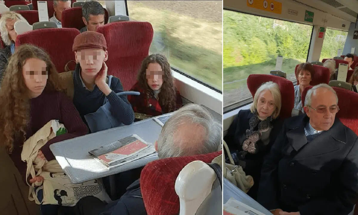 Un viaggio in treno da Cheltenham a Nottingham, in Inghilterra, si trasforma in un incubo per Amanda e la sua famiglia, costretti a viaggiare in condizioni disagiate a causa di una coppia di anziani che ha rifiutato di lasciare i posti a loro riservati.